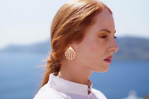 circe earrings (gold) 2