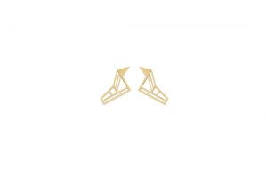 hermes earrings (gold)