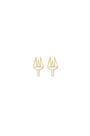 poseidon earrings (gold)