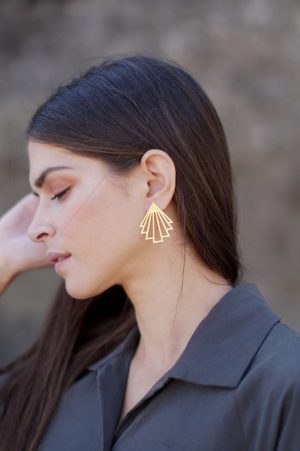 circe earrings (gold) 5