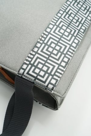 labyrinth grey bag