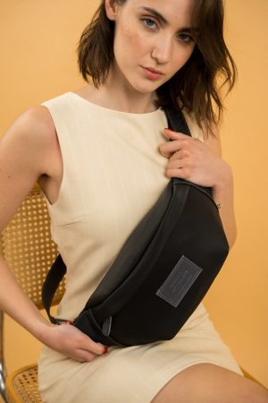 Black chest bag