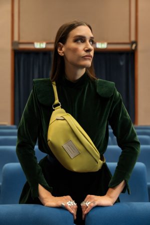 Olive green chest bag
