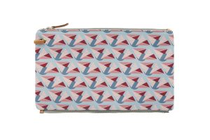 Vouna (light blue-pink) top-clutch