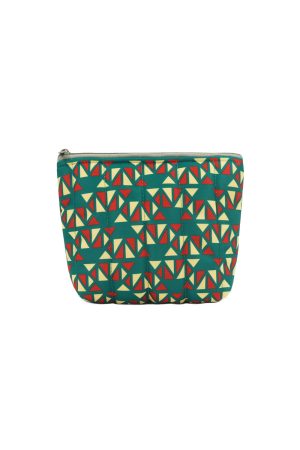 Pomegranate (green) make up bag