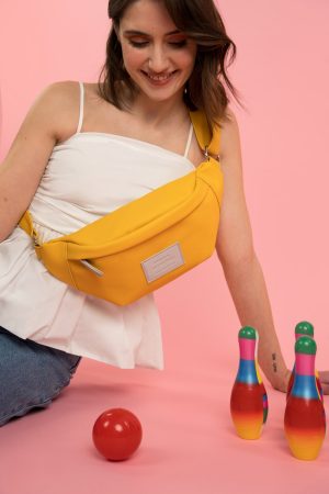 Yellow chest bag