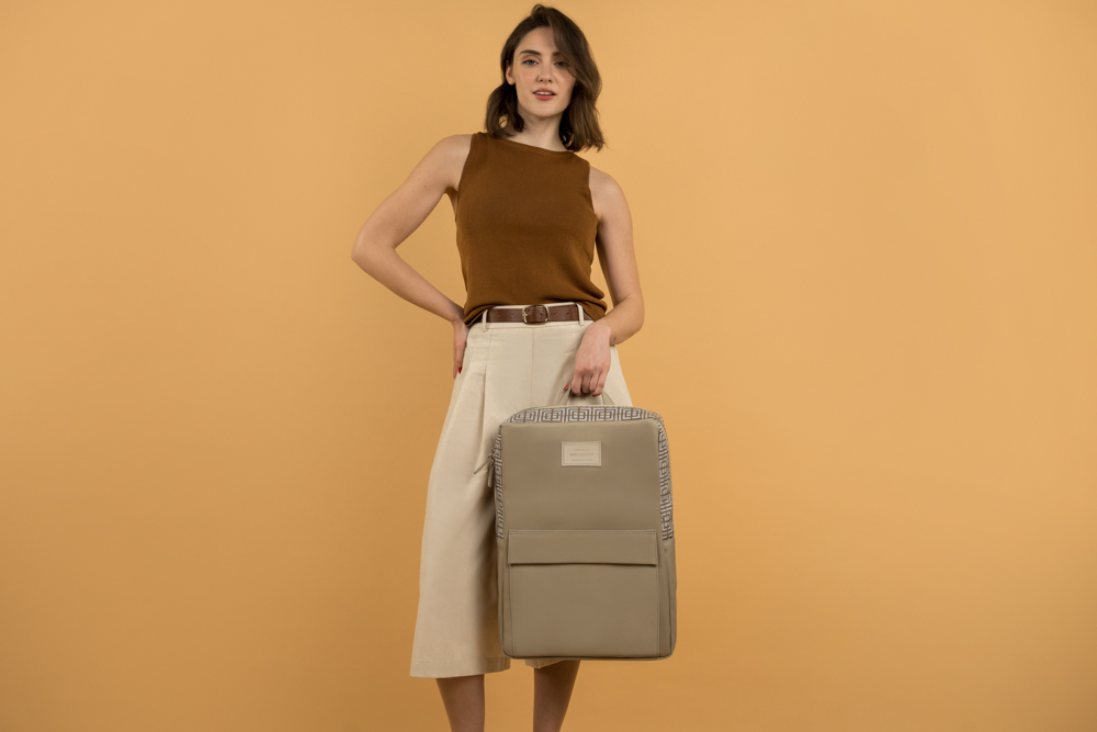 Labyrinth (Beige) Rucksack - Image 2