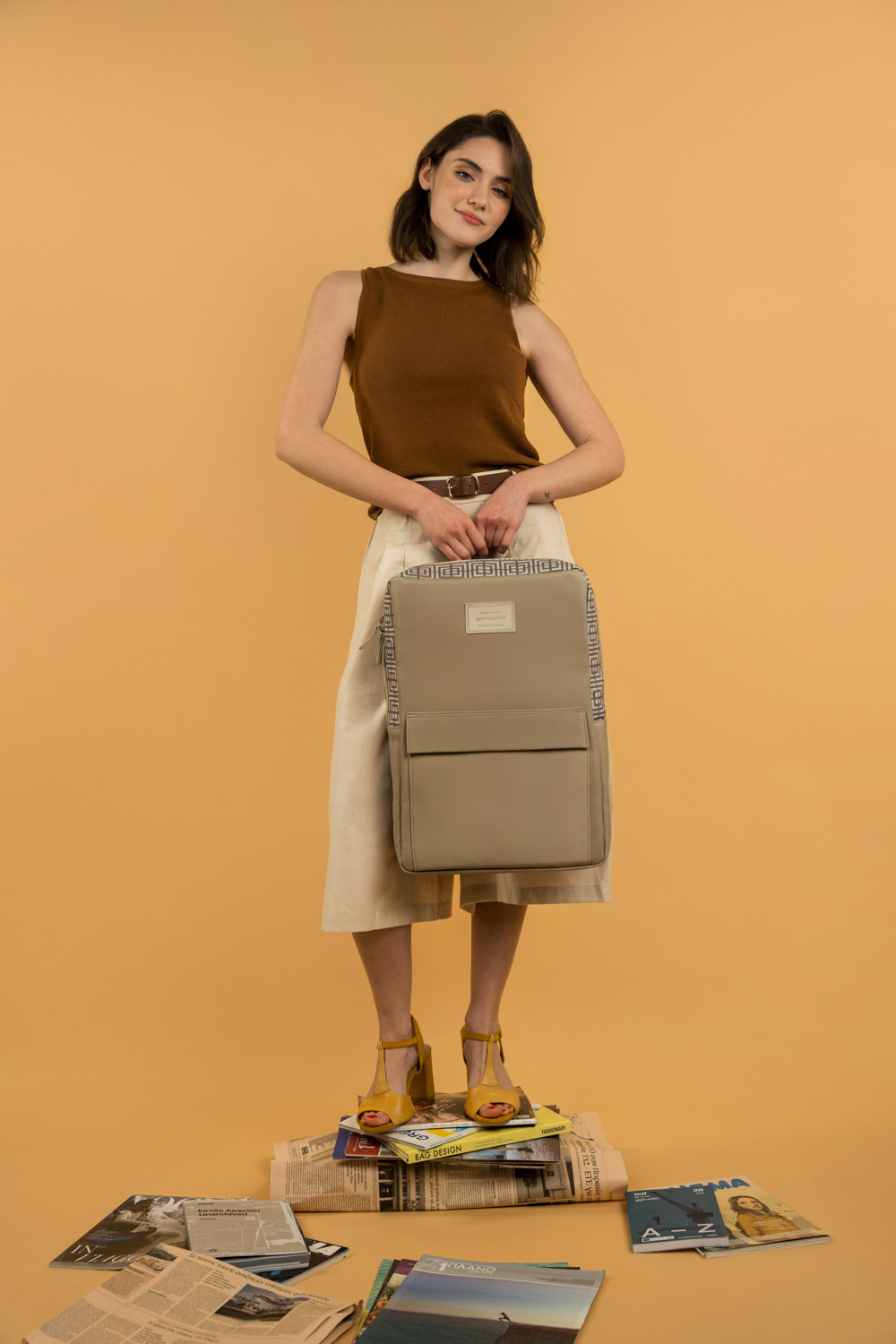 Labyrinth (Beige) Rucksack - Image 5
